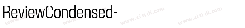 ReviewCondensed字体转换 ReviewCondensed字体转换