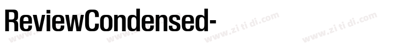 ReviewCondensed字体转换 ReviewCondensed字体转换