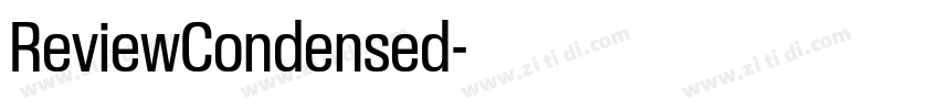 ReviewCondensed字体转换 ReviewCondensed字体转换