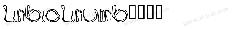 LinBiolinumB字体转换
