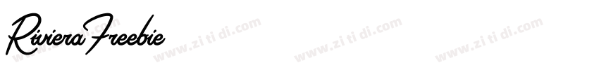 RivieraFreebie字体转换