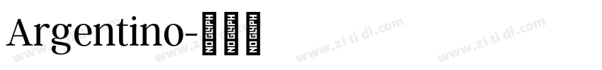 Argentino字体转换