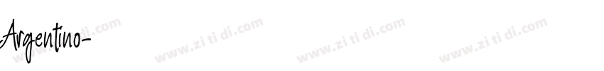 Argentino字体转换