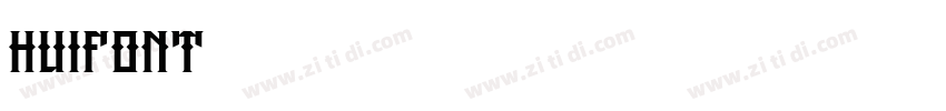 HuiFontふい字字体转换