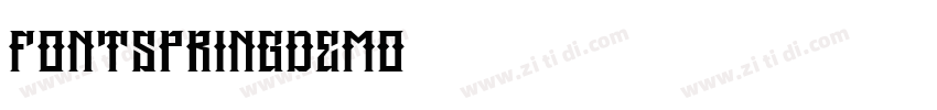 fontspringdemo字体转换