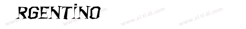 Argentino字体转换