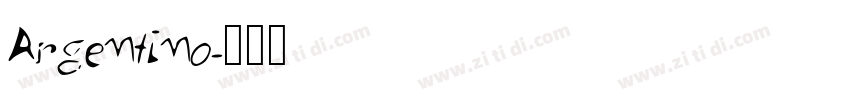Argentino字体转换