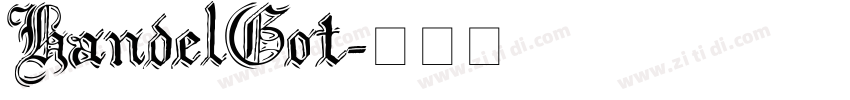 HandelGot字体转换