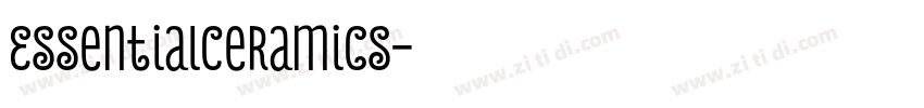 EssentialCeramics字体转换 EssentialCeramics字体转换