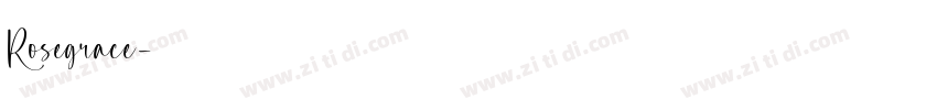 Rosegrace字体转换
