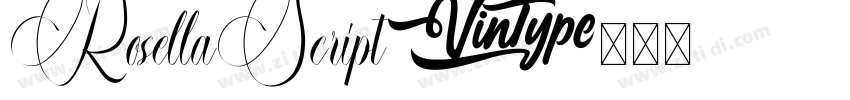 RosellaScript字体转换