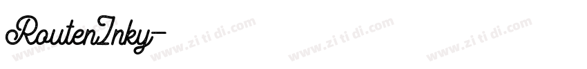 RoutenInky字体转换