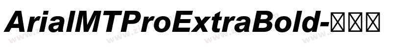 ArialMTProExtraBold字体转换
