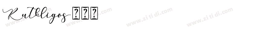 Ruthligos字体转换