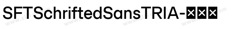 SFTSchriftedSansTRIA字体转换
