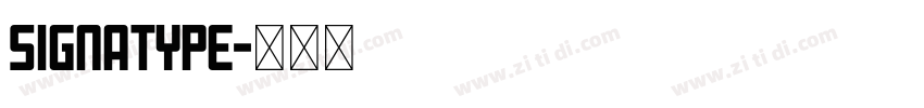 Signatype字体转换