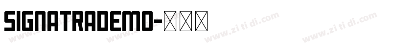 SignatraDEMO字体转换