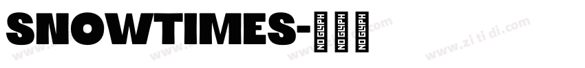 Snowtimes字体转换