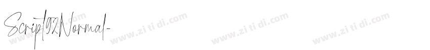 Script92Normal字体转换