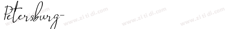 Petersburg字体转换
