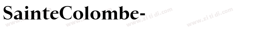 SainteColombe字体转换 SainteColombe字体转换