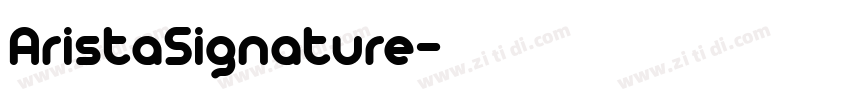 AristaSignature字体转换