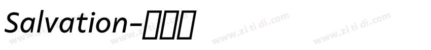 Salvation字体转换
