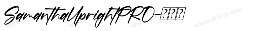 SamanthaUprightPRO字体转换