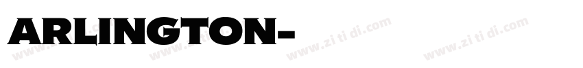ARLINGTON字体转换
