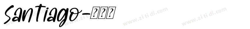 Santiago字体转换