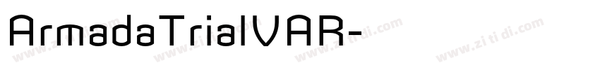 ArmadaTrialVAR字体转换