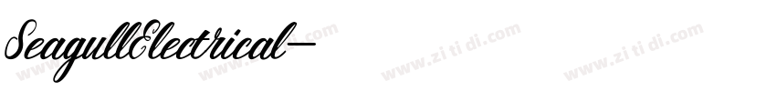SeagullElectrical字体转换