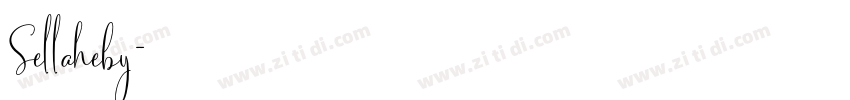Sellaheby字体转换