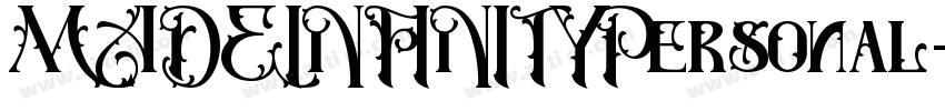 MADEINFINITYPersonal字体转换
