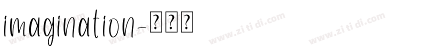 imagination字体转换