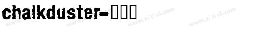 chalkduster字体转换