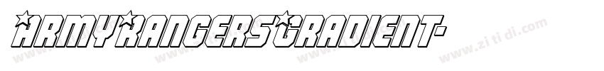 ArmyRangersGradient字体转换