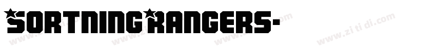 SortningRangers字体转换