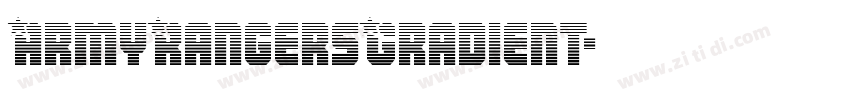 ArmyRangersGradient字体转换