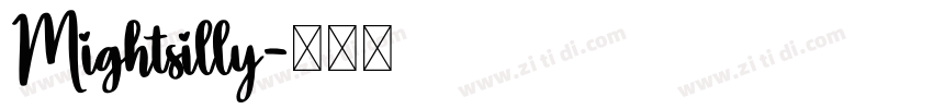Mightsilly字体转换