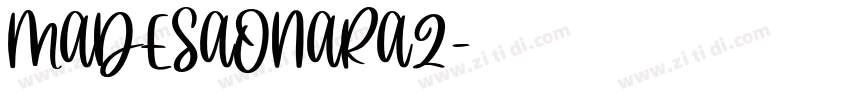 MADESAONARA2字体转换