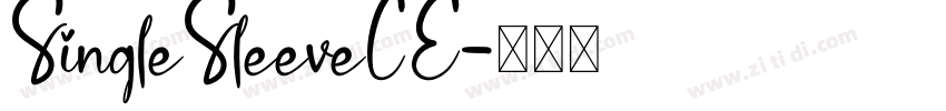 SingleSleeveCE字体转换
