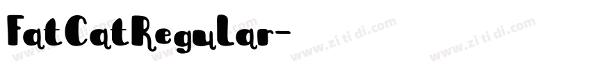 FatCatRegular字体转换