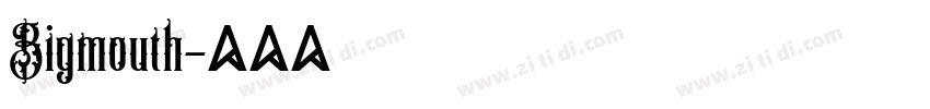 Bigmouth字体转换