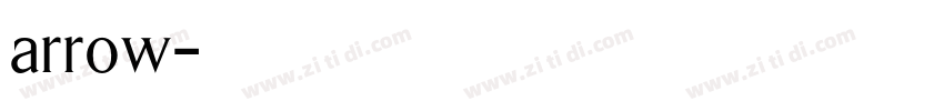 arrow字体转换