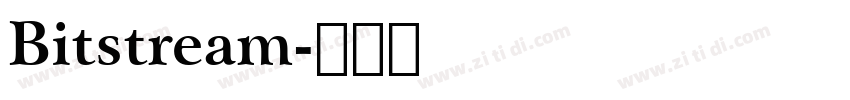 Bitstream字体转换 Bitstream字体转换