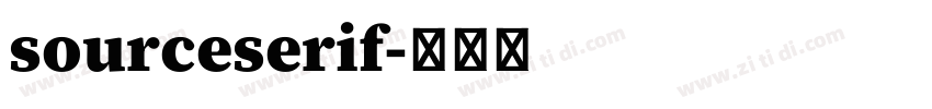 sourceserif字体转换