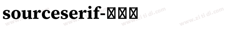 sourceserif字体转换