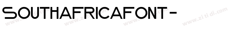 SOUTHAFRICAfont字体转换