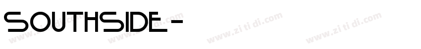 SOUTHSIDE字体转换